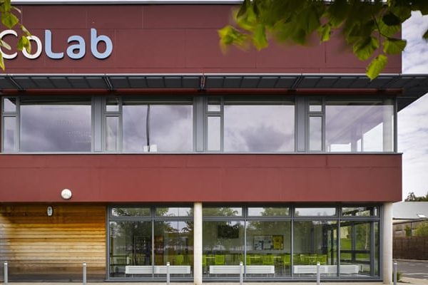 Image of Front of CoLab with Name