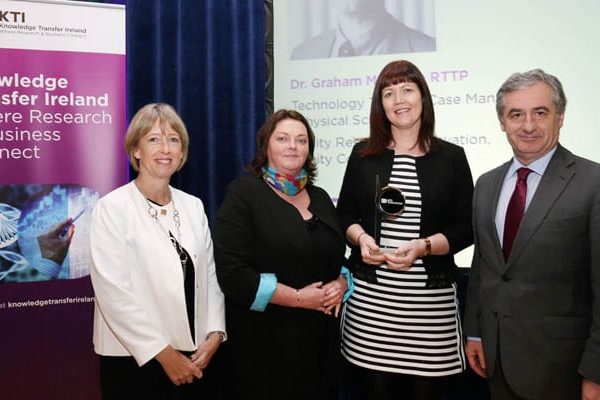 Alison Campbell, Ena Prosser, Emma O'Neill and Richard Stokes - Joint Winner Knowledge Transfer Achiever of the Year Award 2015
