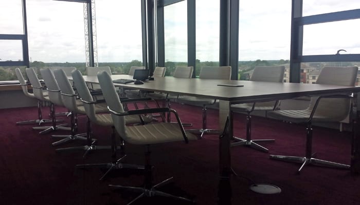 boardroom MaynoothWorks New Frontiers programme