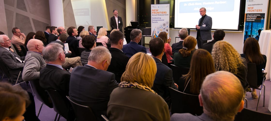 Dr Chris Horn & Audience at the DIT IADT New Frontiers Showcase