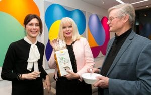 Minister MMOC, Dr Chris Horn and Erica Sheehan founder Homespun Foods