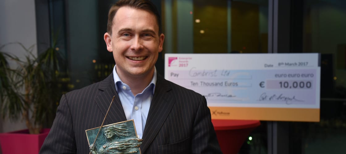 PwC Docklands Enterprise Award - Winner Jacob Claflin Cambrist New Frontiers Programme