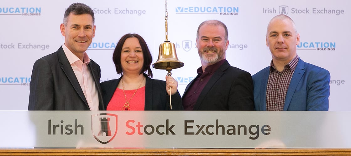 New Frontiers startup, Immersive VR Education, lists on Irish Stock Exchange