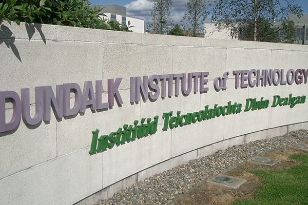 DkIT New Frontiers programme - main sign DkIT New Frontiers programme - main sign