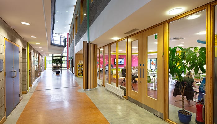 New Frontiers programme at Blanchardstown LINC hallway