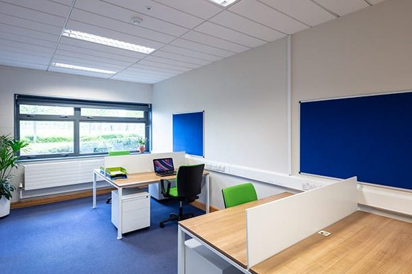 New Frontiers programme at Blanchardstown LINC hotdesk area New Frontiers programme at Blanchardstown LINC hotdesk area