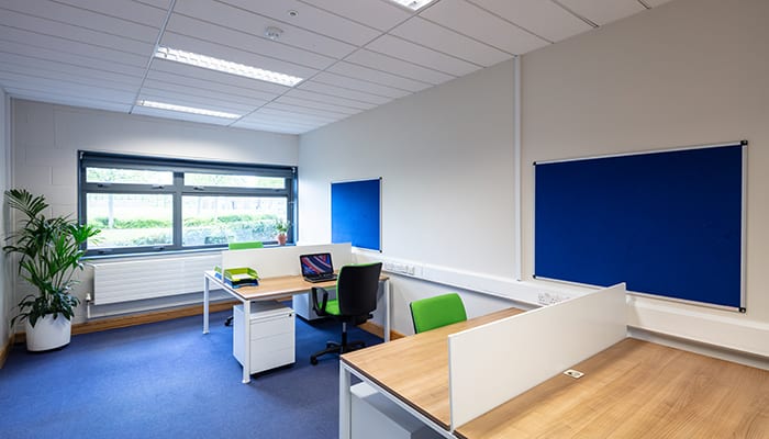 New Frontiers programme at Blanchardstown LINC hotdesk area