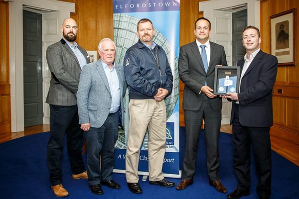 Ian Kiely with Taoiseach Leo Varadkar Ian Kiely with Taoiseach Leo Varadkar