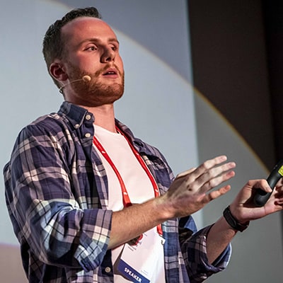 Daniel Kyne at the Product Management Festival 2021