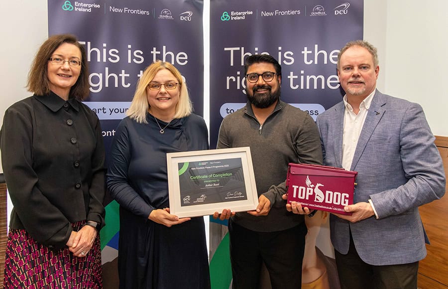 Maria Johnston Dara Duffy Ankur Bassi Garrett Duffy P2 graduation New frontiers Dundalk November 2025 Maria Johnston Dara Duffy Ankur Bassi Garrett Duffy P2 graduation New frontiers Dundalk November 2025