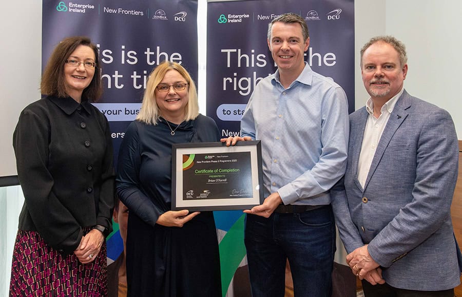 Maria Johnston Dara Duffy Brain O'Farrell Garrett Duffy P2 graduation New frontiers Dundalk November 2025 Maria Johnston Dara Duffy Brain O'Farrell Garrett Duffy P2 graduation New frontiers Dundalk November 2025