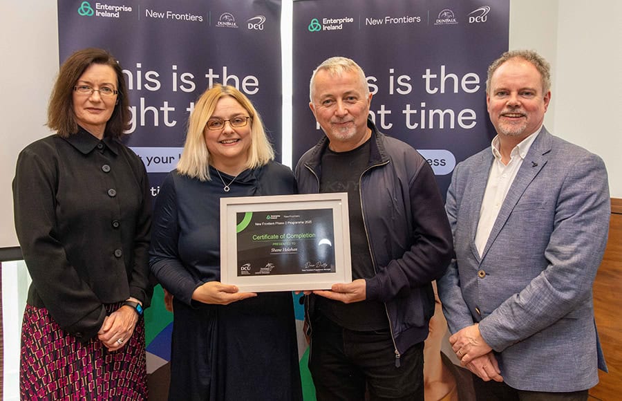 Maria Johnston Dara Duffy Shane Holohan Garrett Duffy P2 graduation New frontiers Dundalk November 2025 Maria Johnston Dara Duffy Shane Holohan Garrett Duffy P2 graduation New frontiers Dundalk November 2025