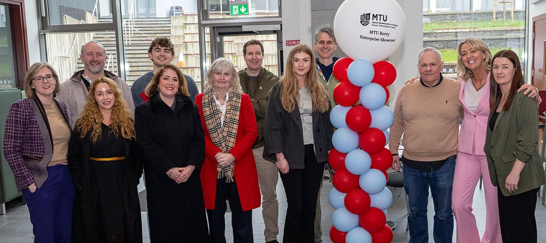 Graduating cohort New Frontiers MTU Kerry with Niamh O Kennedy